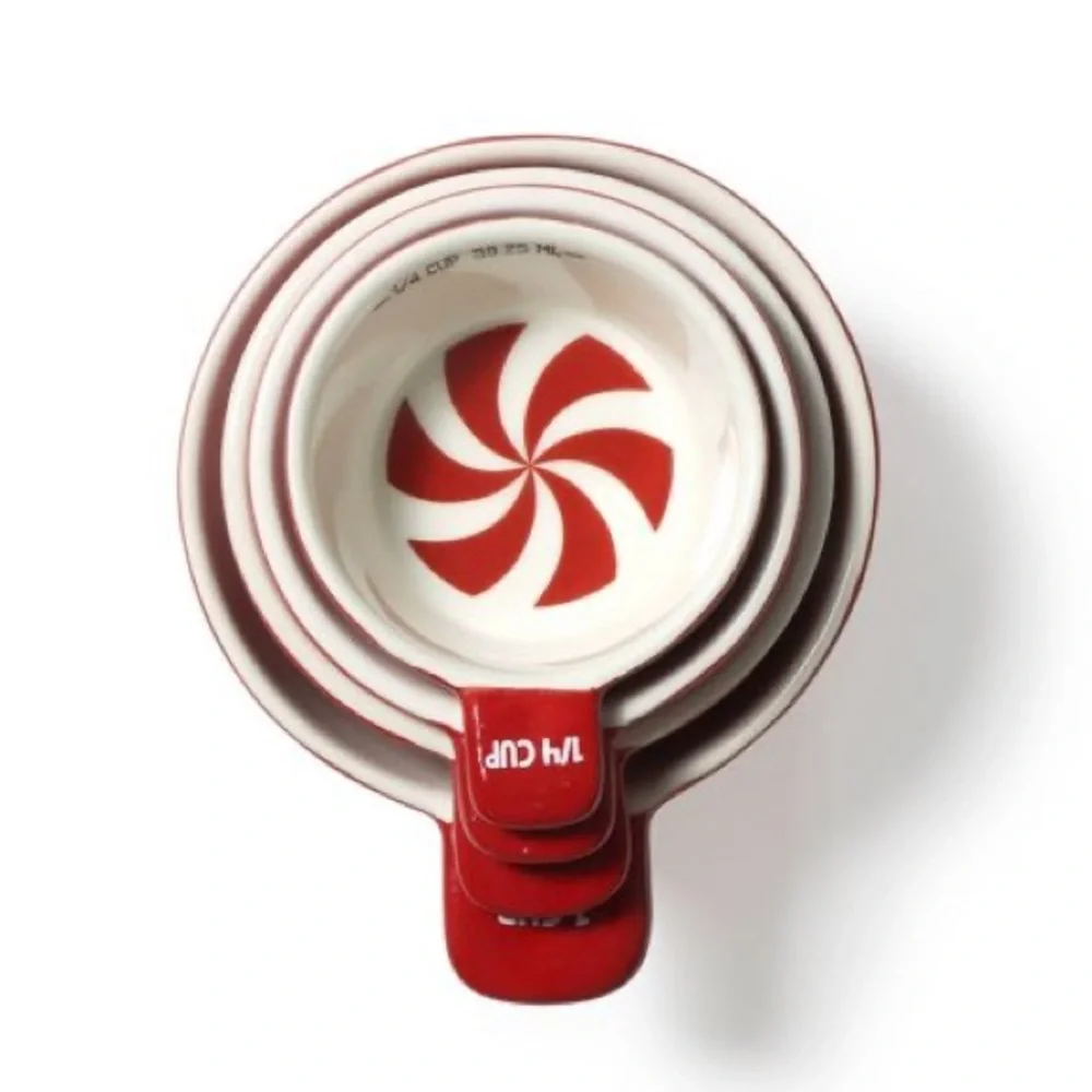 Target 🎯 Ceramic Red and White Measuring Cups